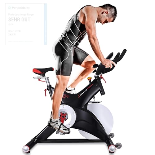 Sportstech Premium Ergometer Heimtrainer mit 25KG Schwungrad 